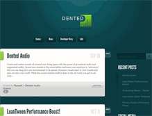 Tablet Screenshot of dentedpixel.com